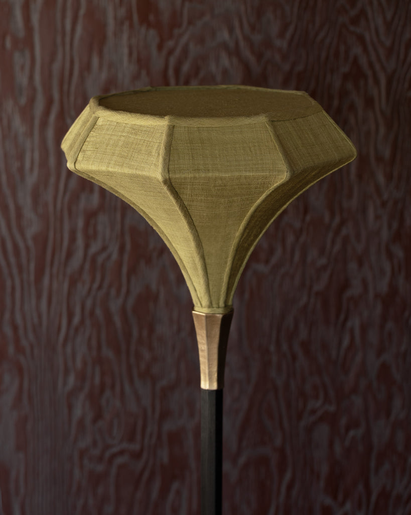 DIAMOND FLOOR LAMP IN GREEN