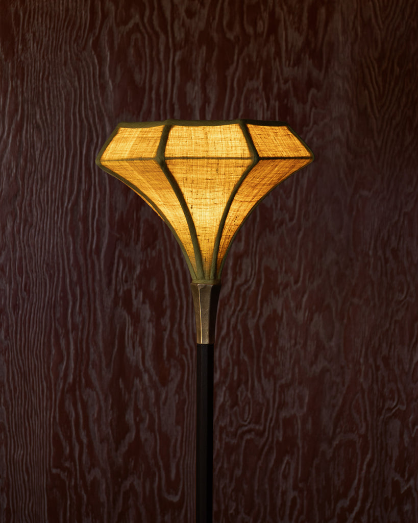 DIAMOND FLOOR LAMP IN GREEN