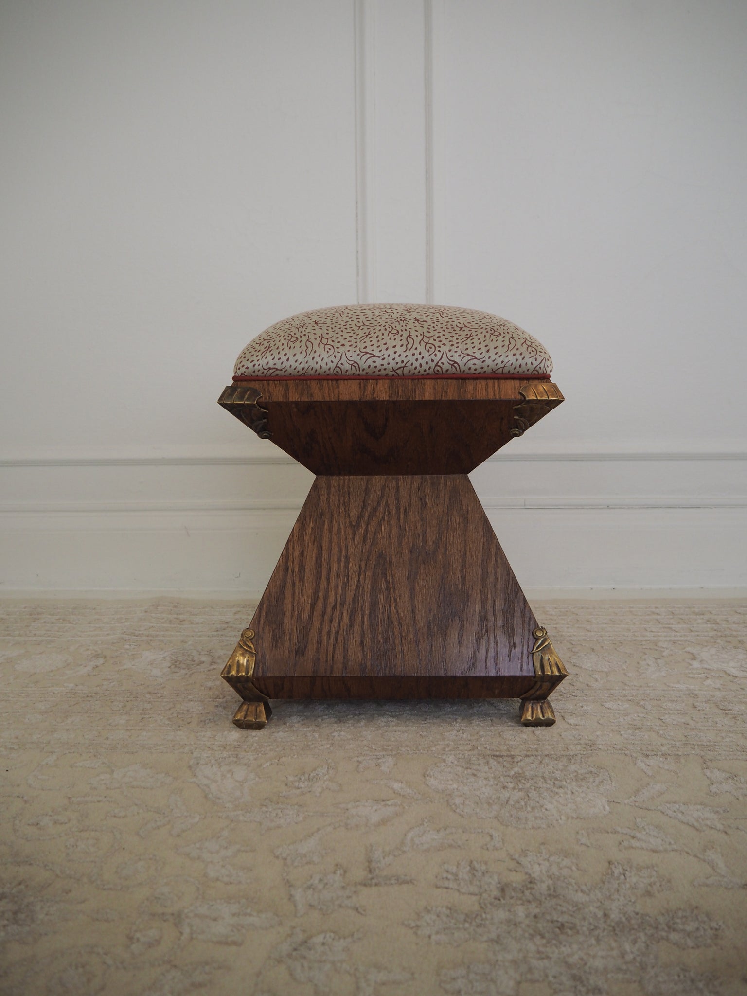 Rotary Oak Stool
