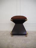 Ebonized Walnut Stool