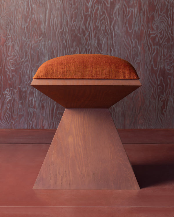 DIAMOND STOOL IN RUST