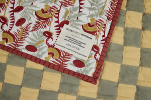 Commune Red Mushroom Quilt