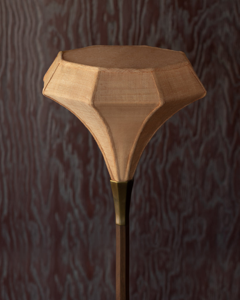 DIAMOND FLOOR LAMP IN PEARL