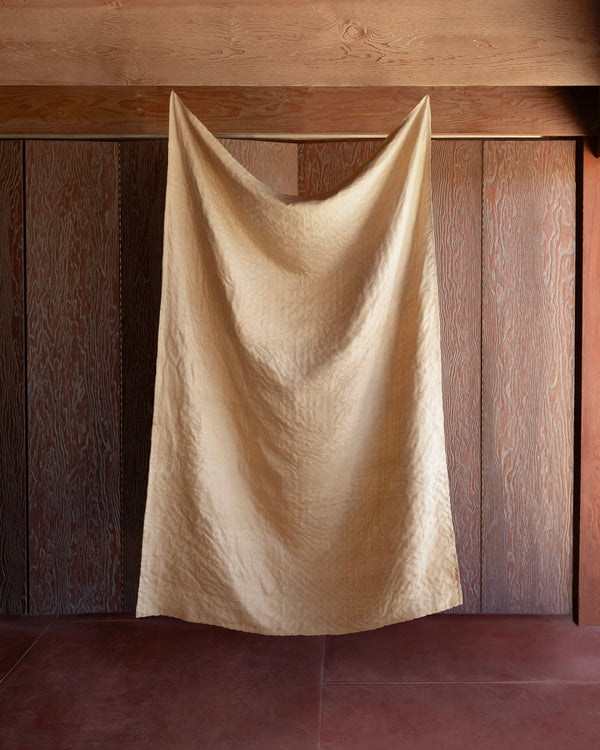 CREAM SILK THROW