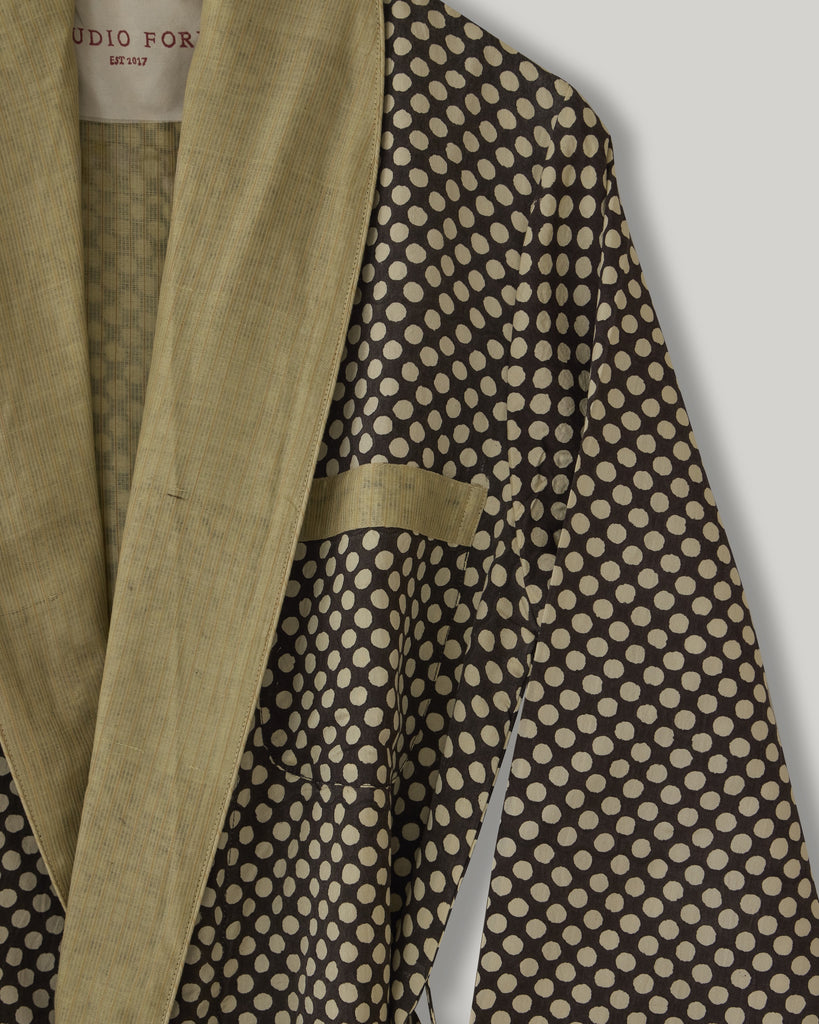 POLKA DOT HOUSECOAT