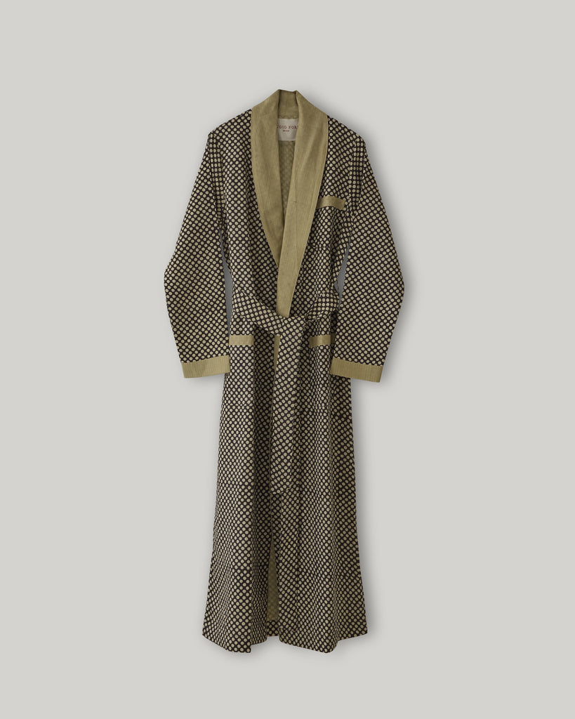 POLKA DOT HOUSECOAT