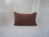 Burnt Sienna Stripe Lumbar Pillow