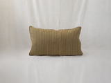 Olive Stripe Lumbar Pillow