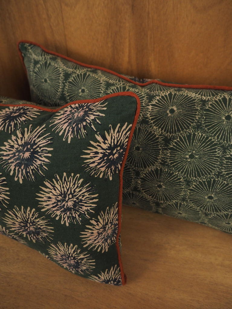 BLOOMING FLOWER LUMBAR PILLOW