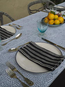 MIDNIGHT TUBEROUS TABLECLOTH